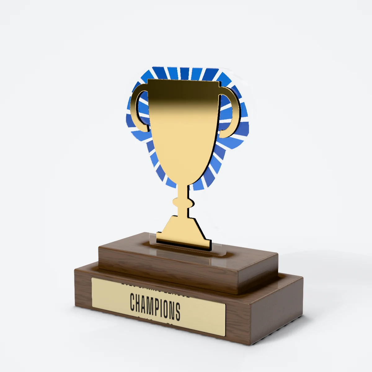 Designed & built custom trophy