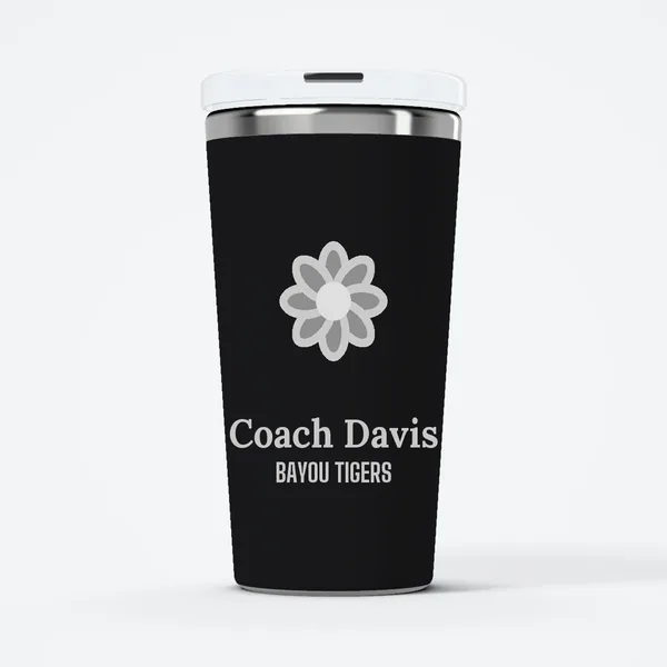 Laser-engraved tumblers