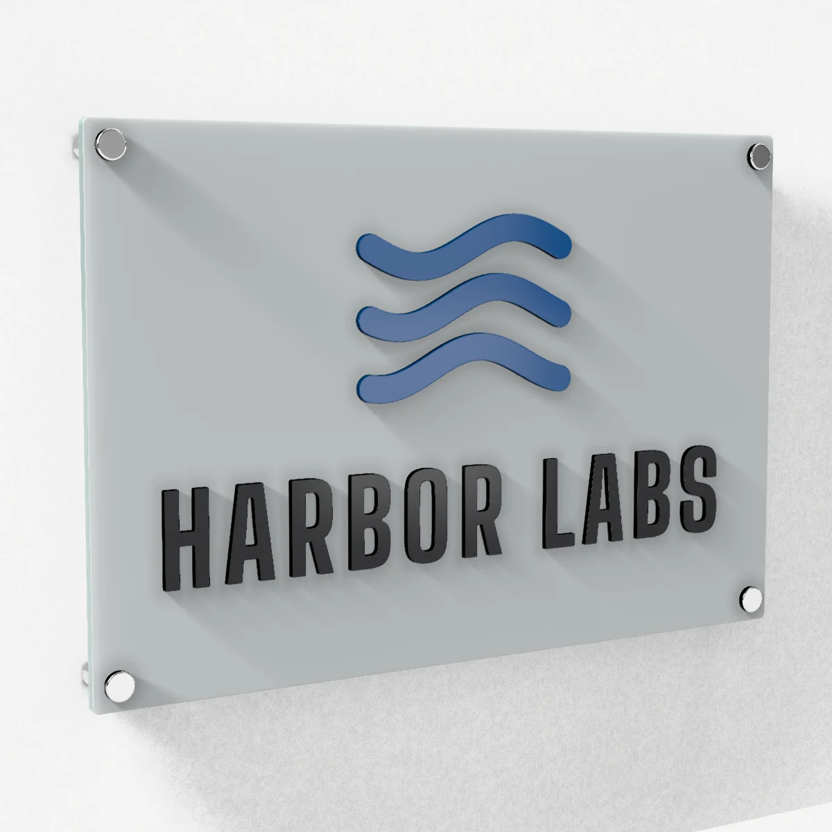 Layered logo signs