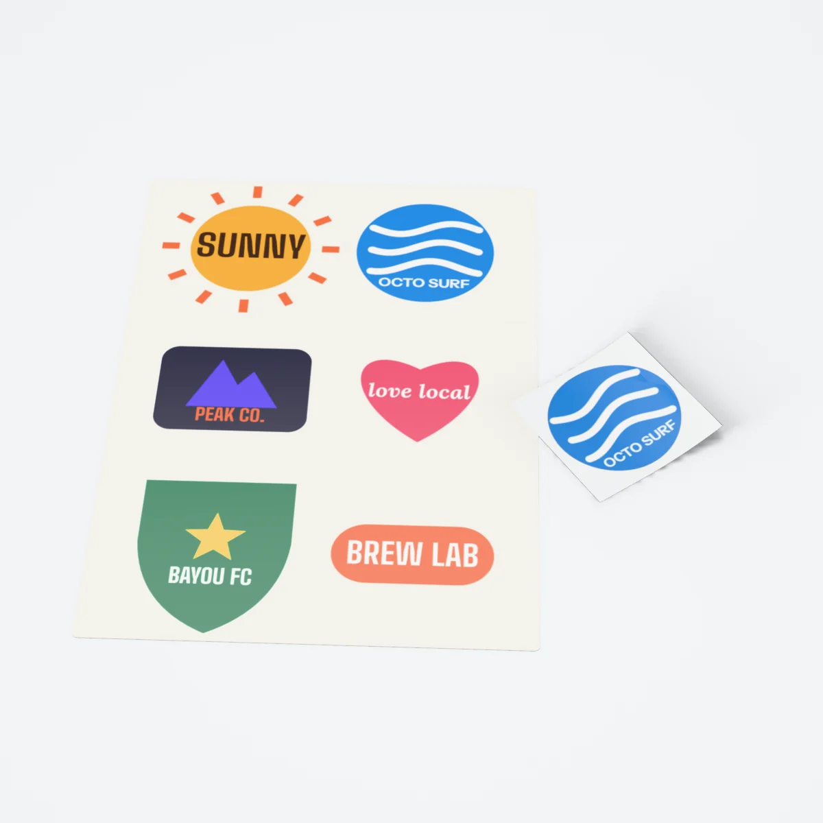 UV DTF decals & stickers